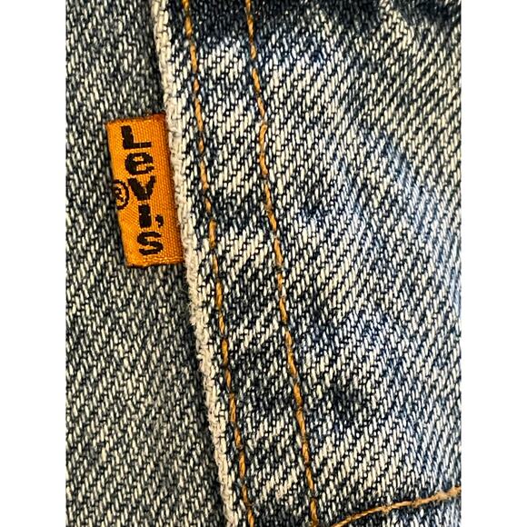 Levi's Vintage Orange Tab 917 Boot Cut Denim Jeans size 11JR - Picture 3 of 6